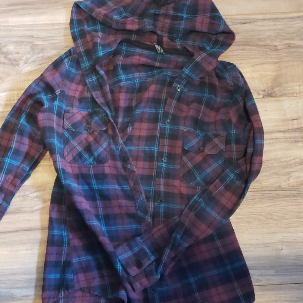 Empyre hooded flannel